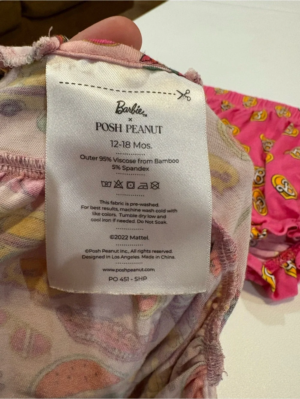 Barbie x Posh Peanut Set // 12-18m